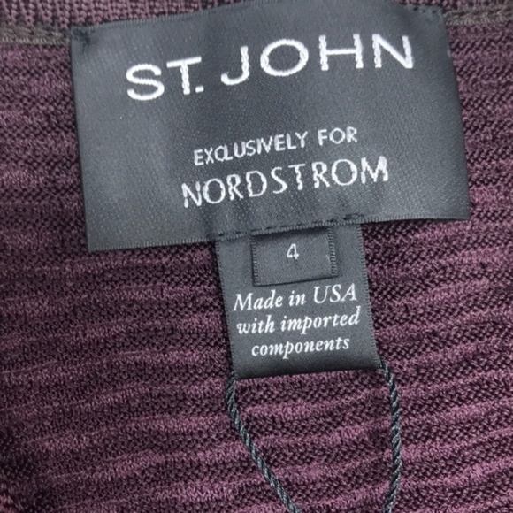 ST.JOHN COLLECTION Sculpted Texture Knit Cardigan - Picture 7 of 8